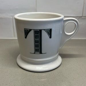 Anthropologie “T” Monogram Mug